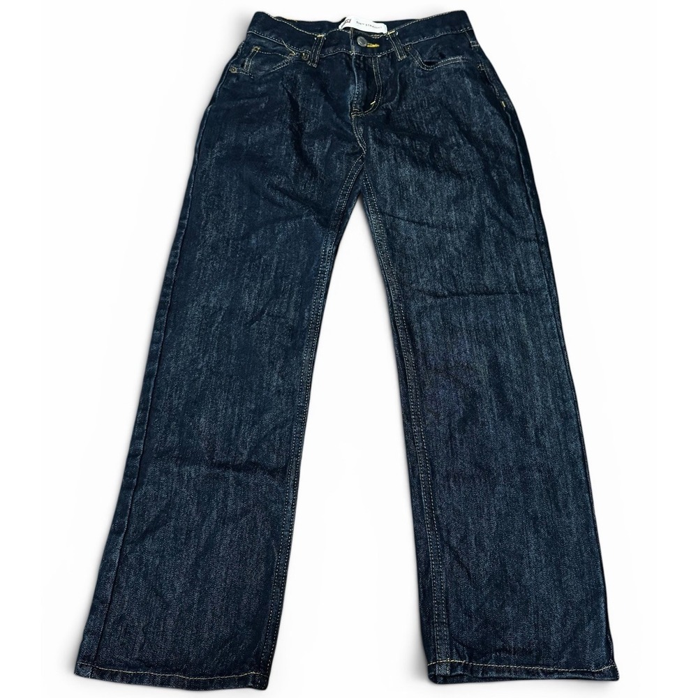 Levi's 514 Straight Jeans Boys Size 14 Regular Dark Wash Denim